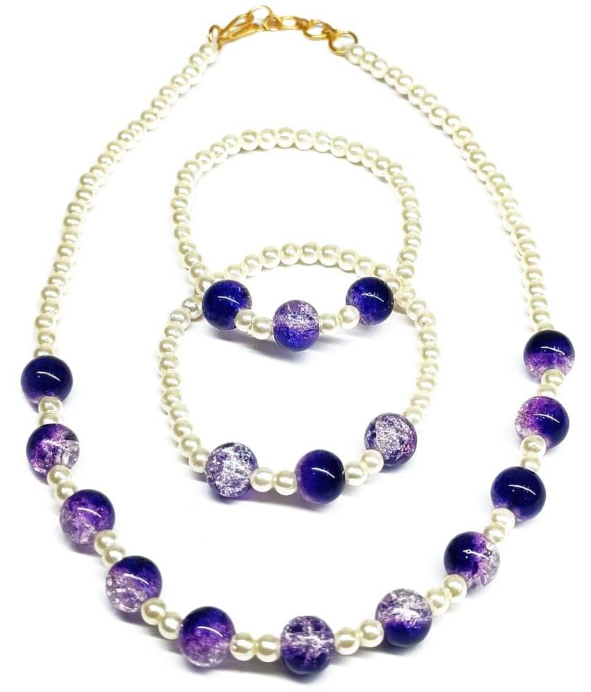     			DAIVYA WELLNESS Multi Color Pearls Necklace Set ( Pack of 1 )