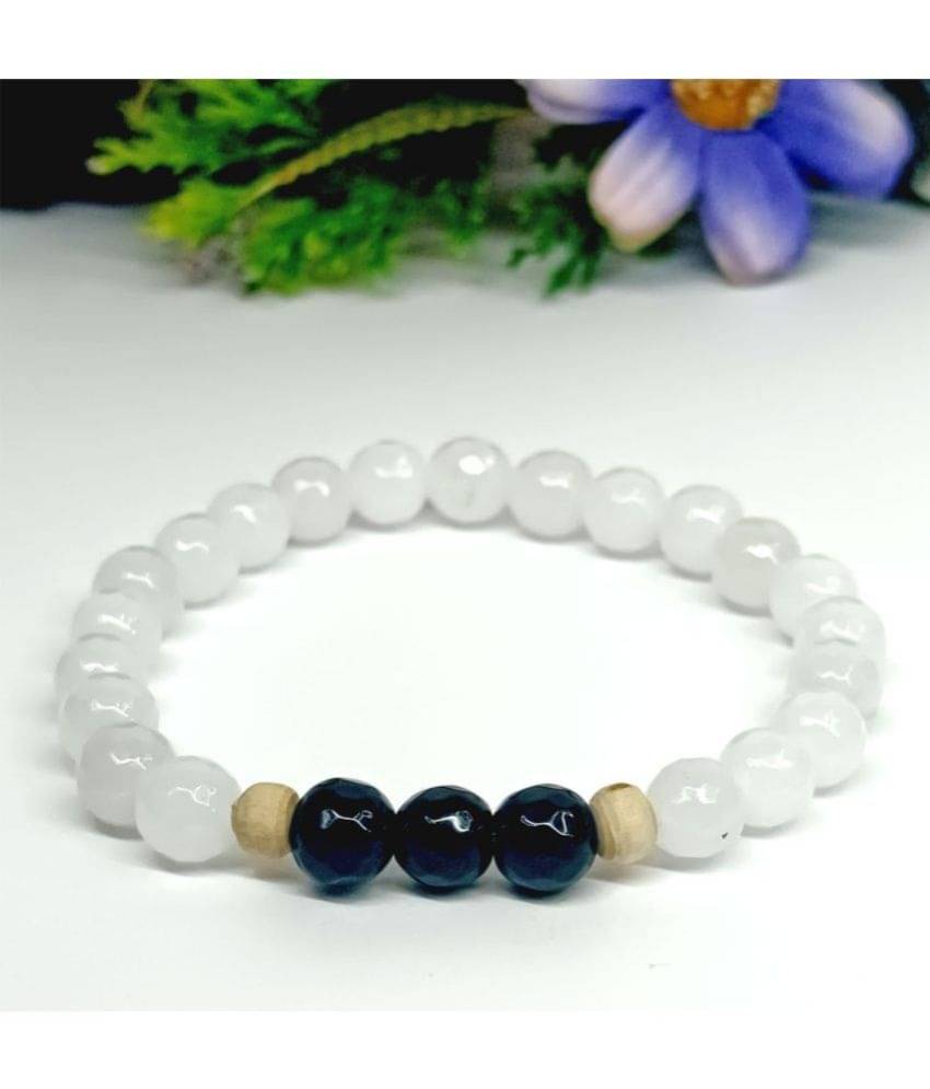     			DAIVYA WELLNESS White Bracelet ( Pack of 1 )