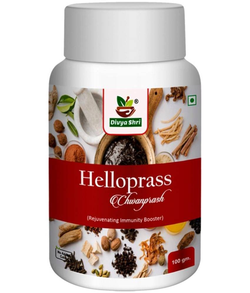     			Divya Shri Hellopraas Chyawanprash 100gm sugar free - Herbal Immunity Support for all age groups REJUVENATING IMMUNITY