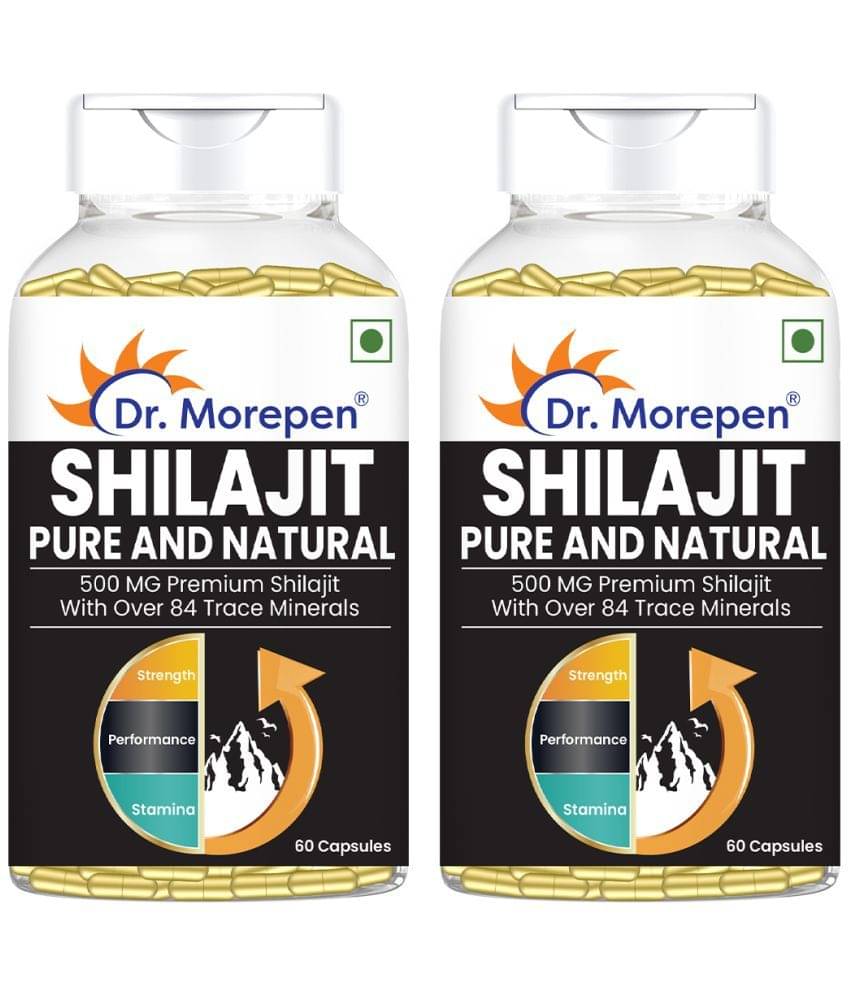     			Dr. Morepen Pure Shilajit Capsules Boosts Immunity, Strength and Stamina (120 Capsules)