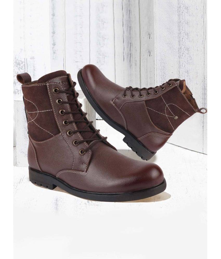 Fausto Brown Men's Casual Boots     			Fausto Brown Men's Casual Boots
