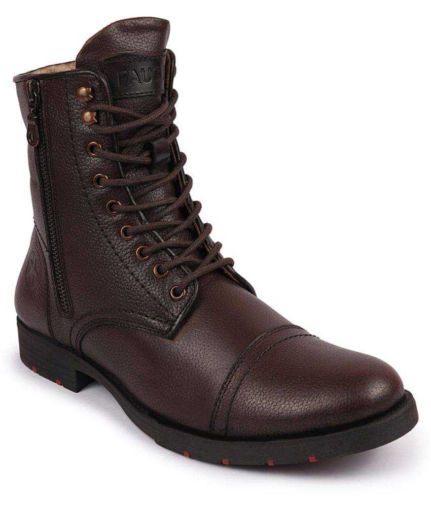     			Fausto Brown Men's Casual Boots