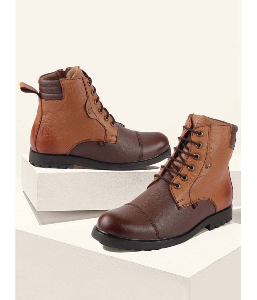 Fausto Brown Men's Casual Boots     			Fausto Brown Men's Casual Boots