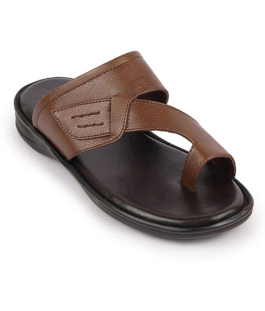     			Fausto Brown Men's Daily Slipper