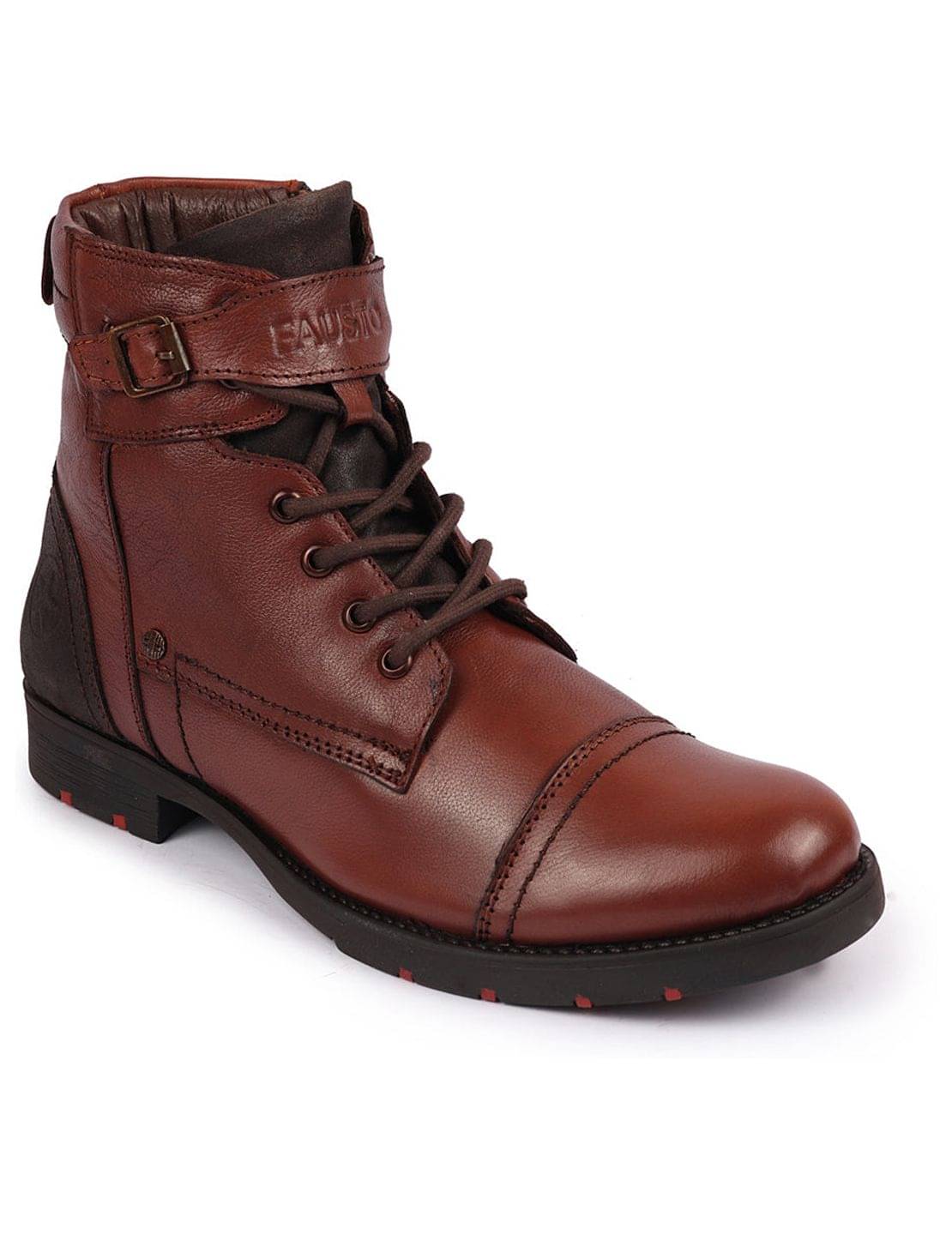 Fausto Tan Men's Casual Boots     			Fausto Tan Men's Casual Boots