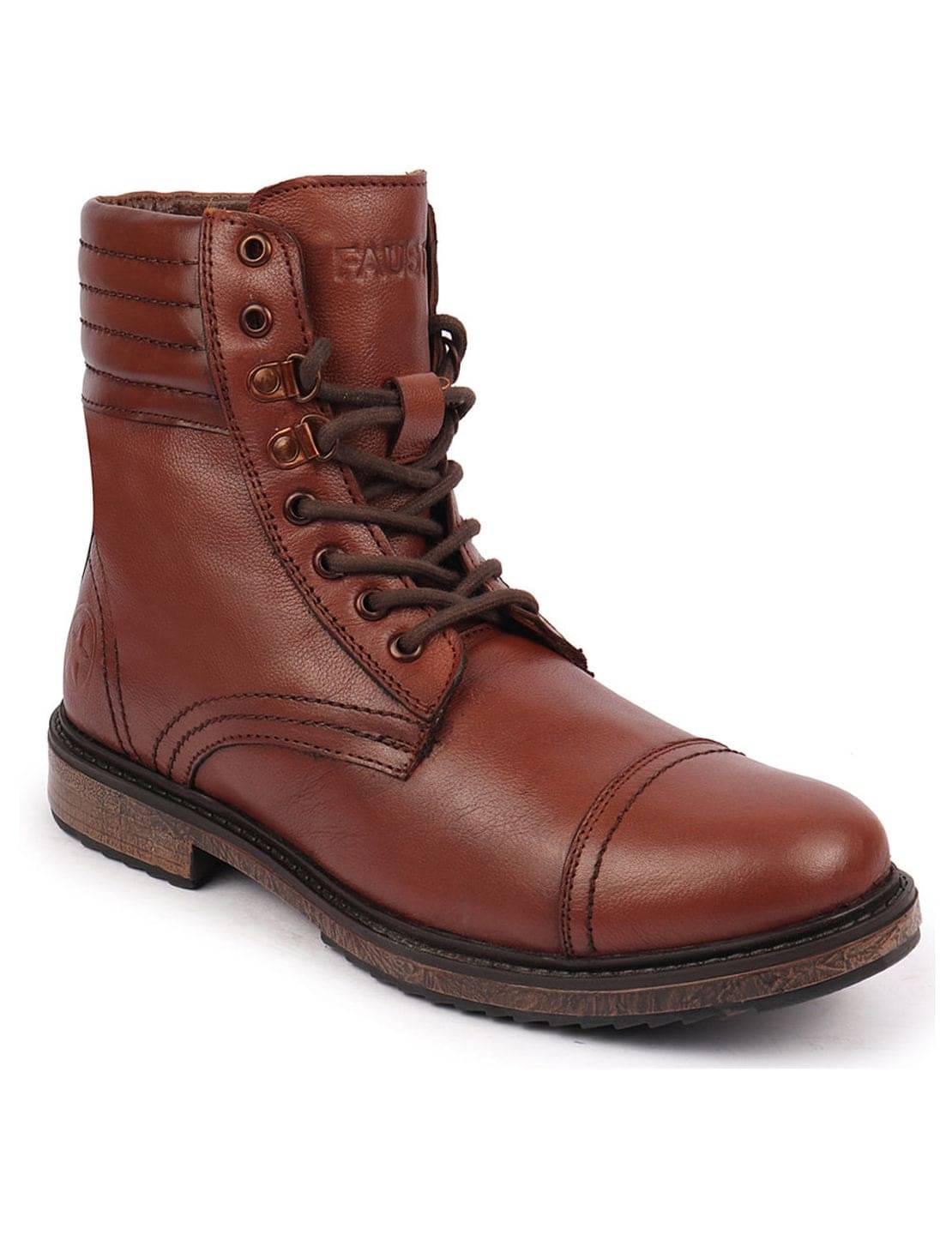     			Fausto Tan Men's Casual Boots