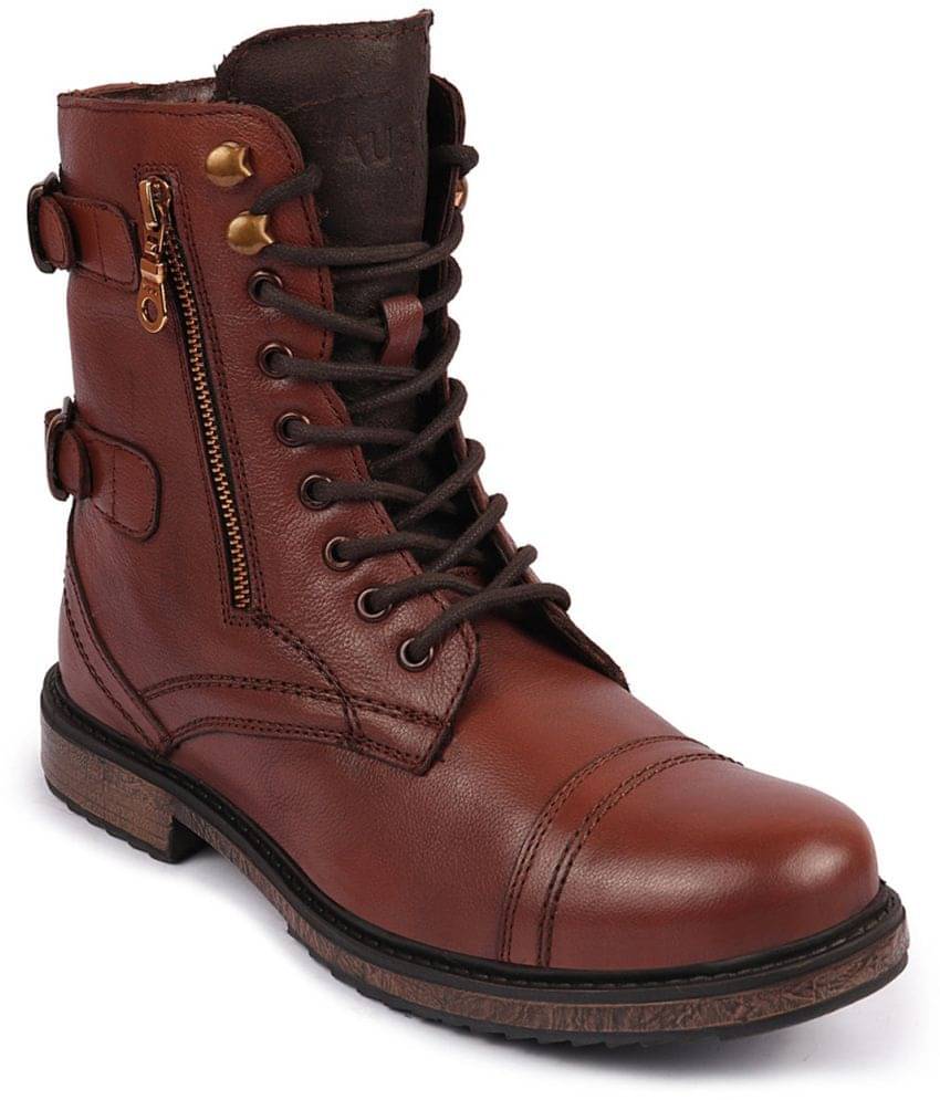     			Fausto Tan Men's Casual Boots