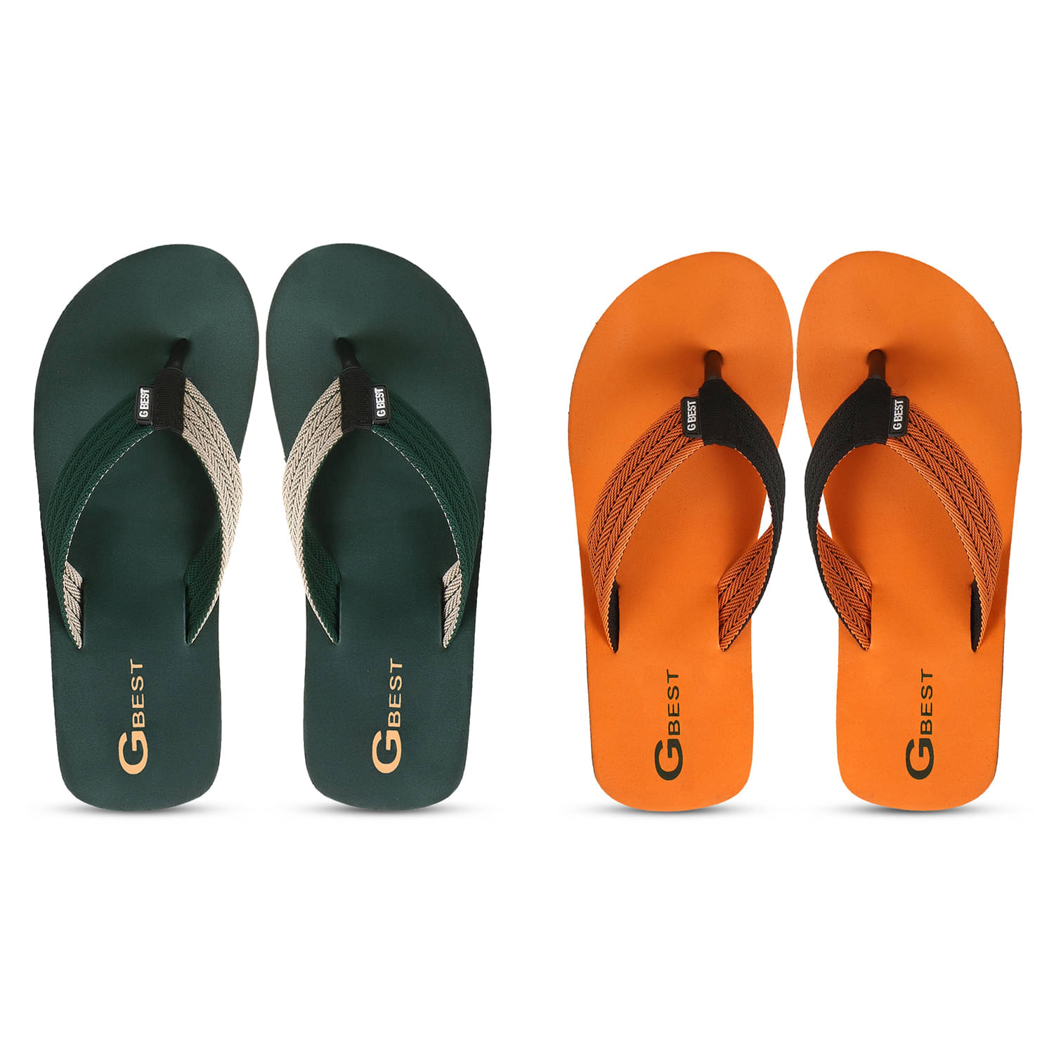     			GBest Multicolor Men's Thong Flip Flop