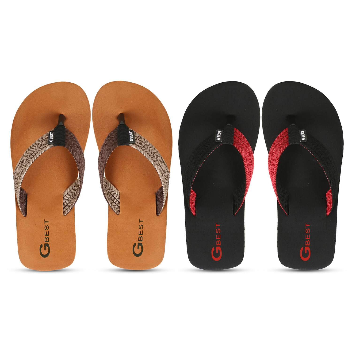     			GBest Multicolor Men's Combo Slipper