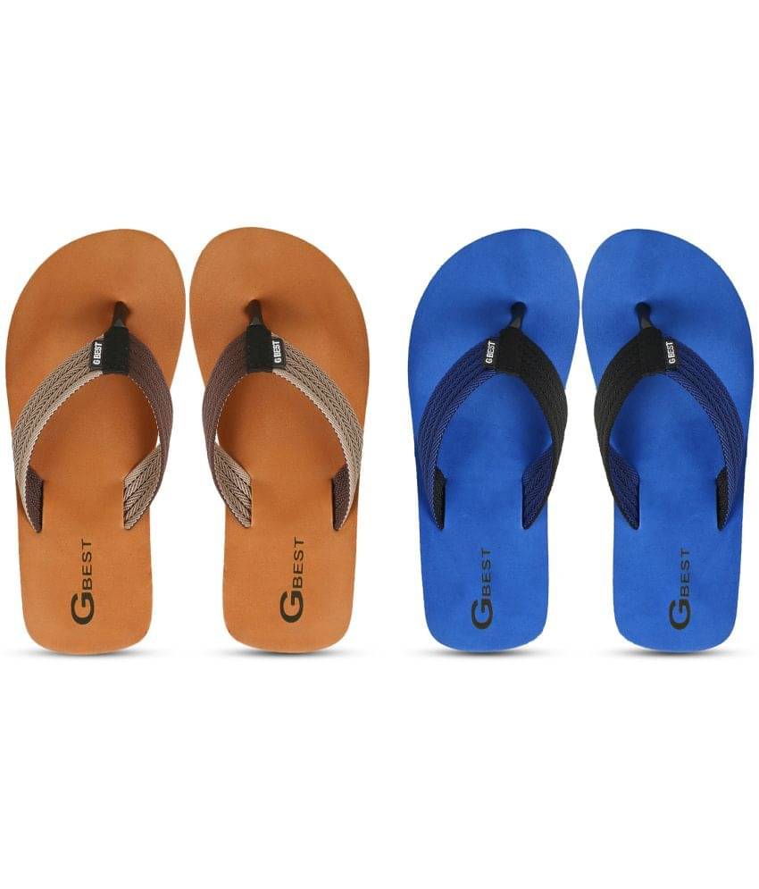     			GBest Multicolor Men's Combo Slipper