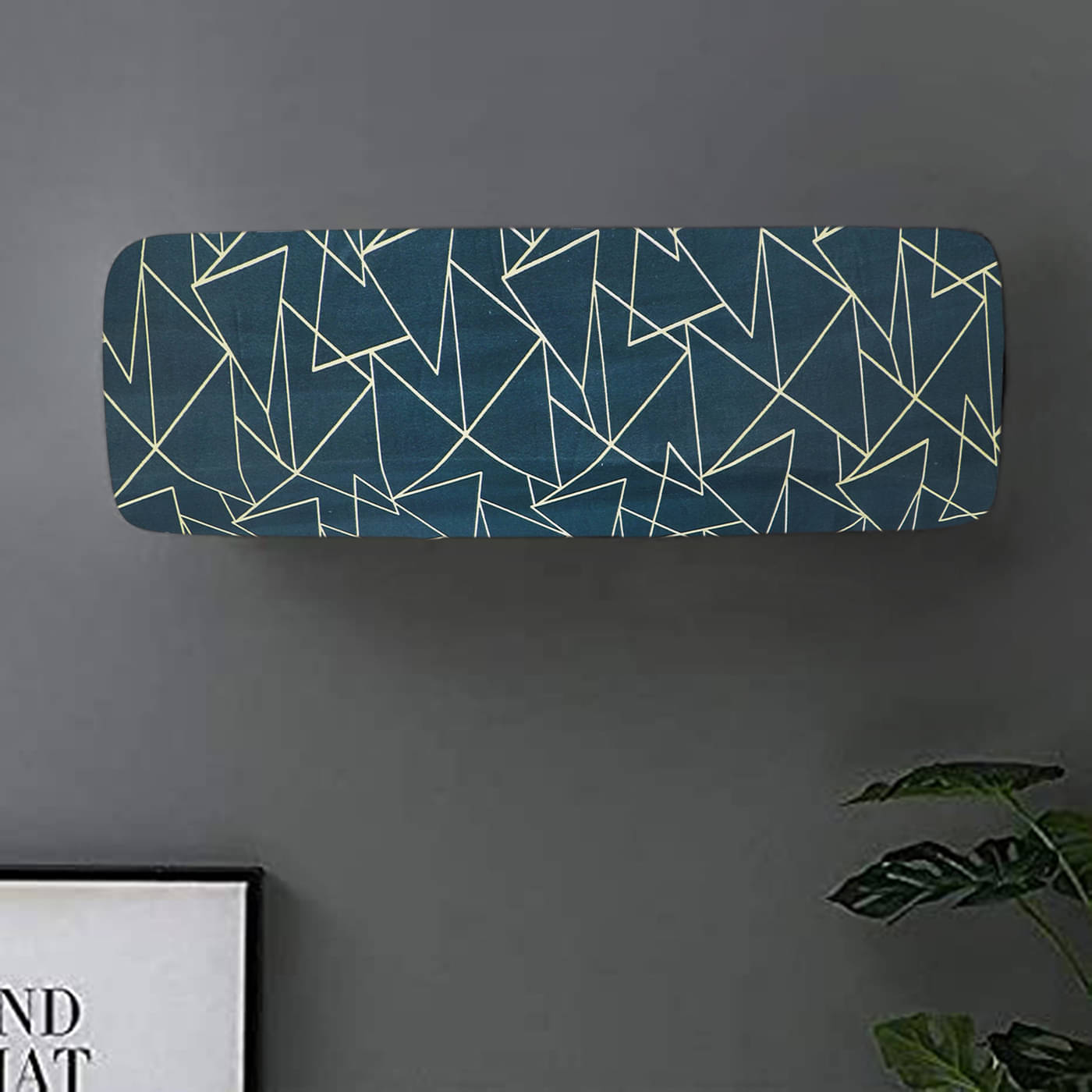     			Single Polyester Blend Green AC Cover for 1 Ton Split AC