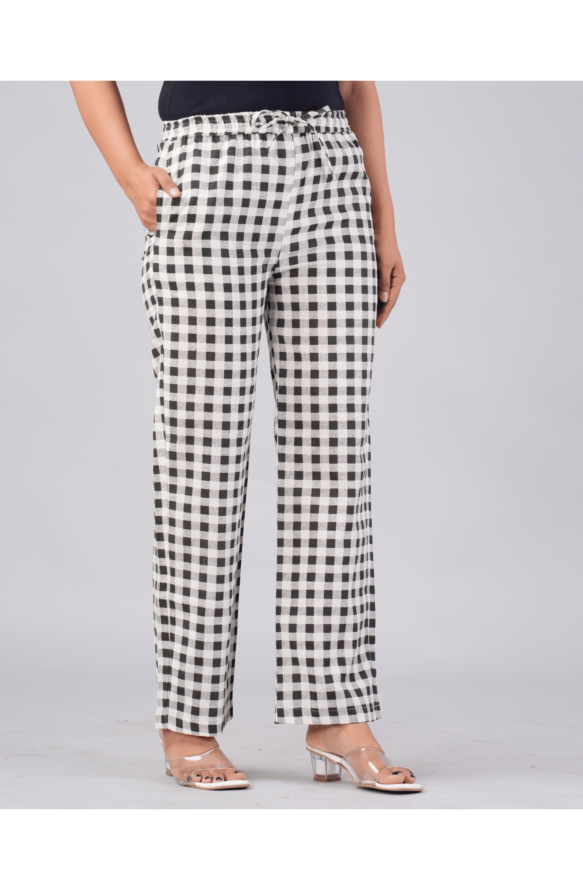     			MAUKA - White Rayon Women's Palazzo ( Pack of 1 )