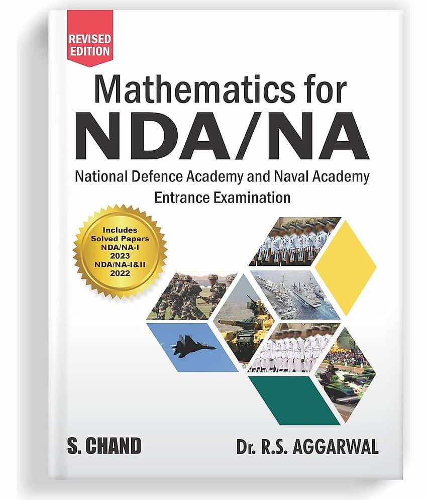 Mathematics for NDA/NA National Defence Academy & Naval Academy Entrance Examination 2023 Includes Previous Year Solved Paper 2022 (I & II) and 2023 (I) | Chapterwise PYQ Maths | General Ability Test - Stationery | Buy online on ZillyBuy