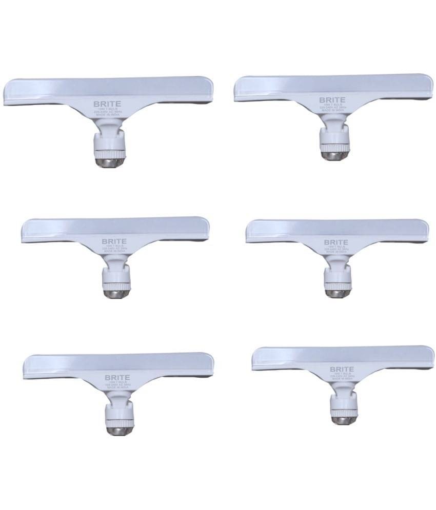    			Brite 10W Cool Day Light T-Bulb ( Pack of 6 )