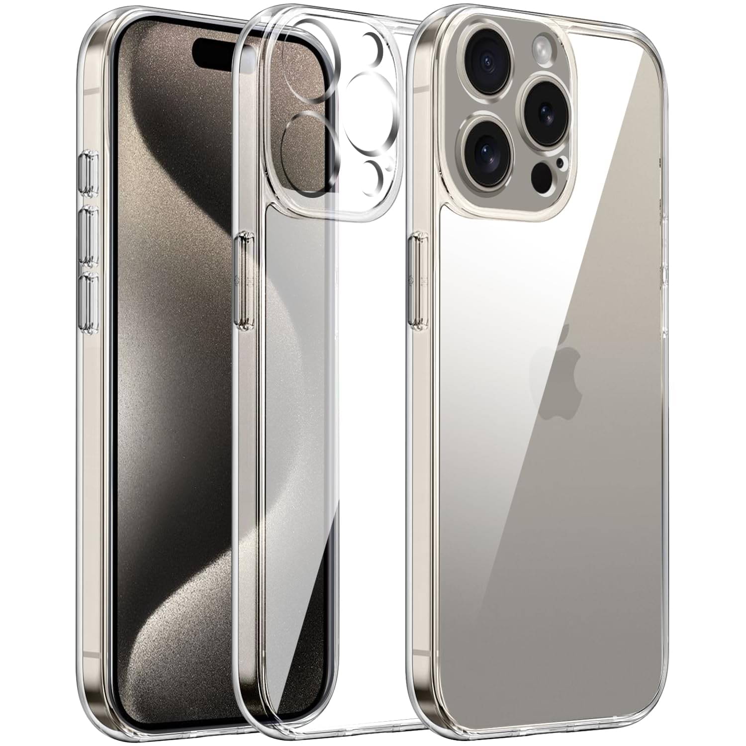     			Case Vault Covers Silicon Soft cases Compatible For Silicon Apple iPhone 15 Pro Max ( Pack of 1 )