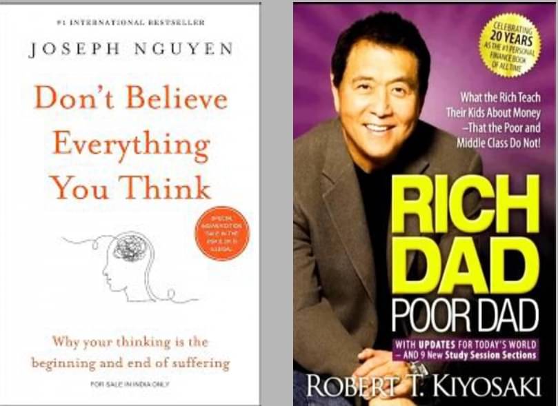     			Don't Believe Everything You Think + Rich Dad Poor Dad