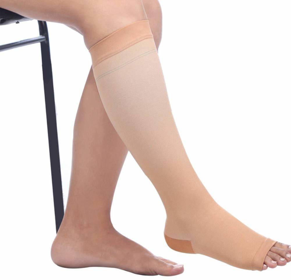     			Dyna Medical Compression Stockings Class 2 AD Beige, Ankle Support - XL