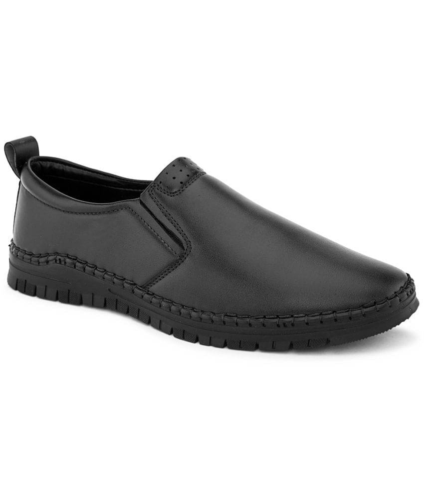 Fashion Victim Black Men's Slip On Formal Shoes Fashion Victim Black Men's Slip On Formal Shoes