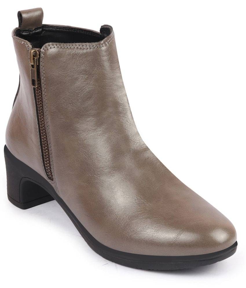     			Fausto Brown Women's Ankle Length Boots
