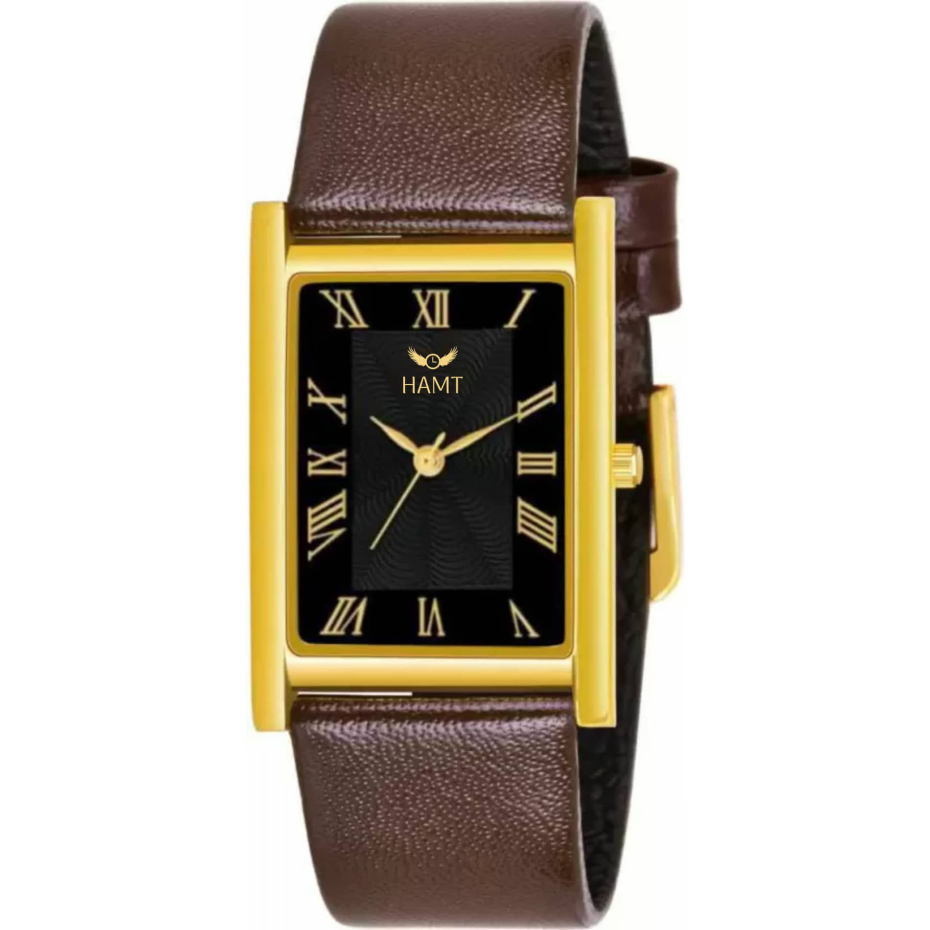 HAMT Brown Leather Analog Men's Watch