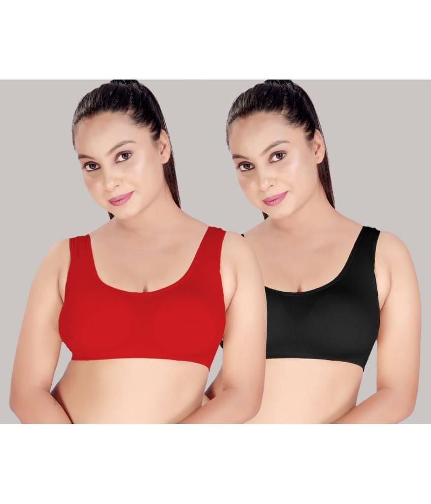 HAYA Pack of 2 Polyester Non Padded Women's Cami bra ( Multicolor ) HAYA Multicolour Polyester Non Padded Women's Cami bra HAYA Pack of 2 Polyester Non Padded Women's Cami bra ( Multicolor ) HAYA Multicolour Polyester Non Padded Women's Cami bra