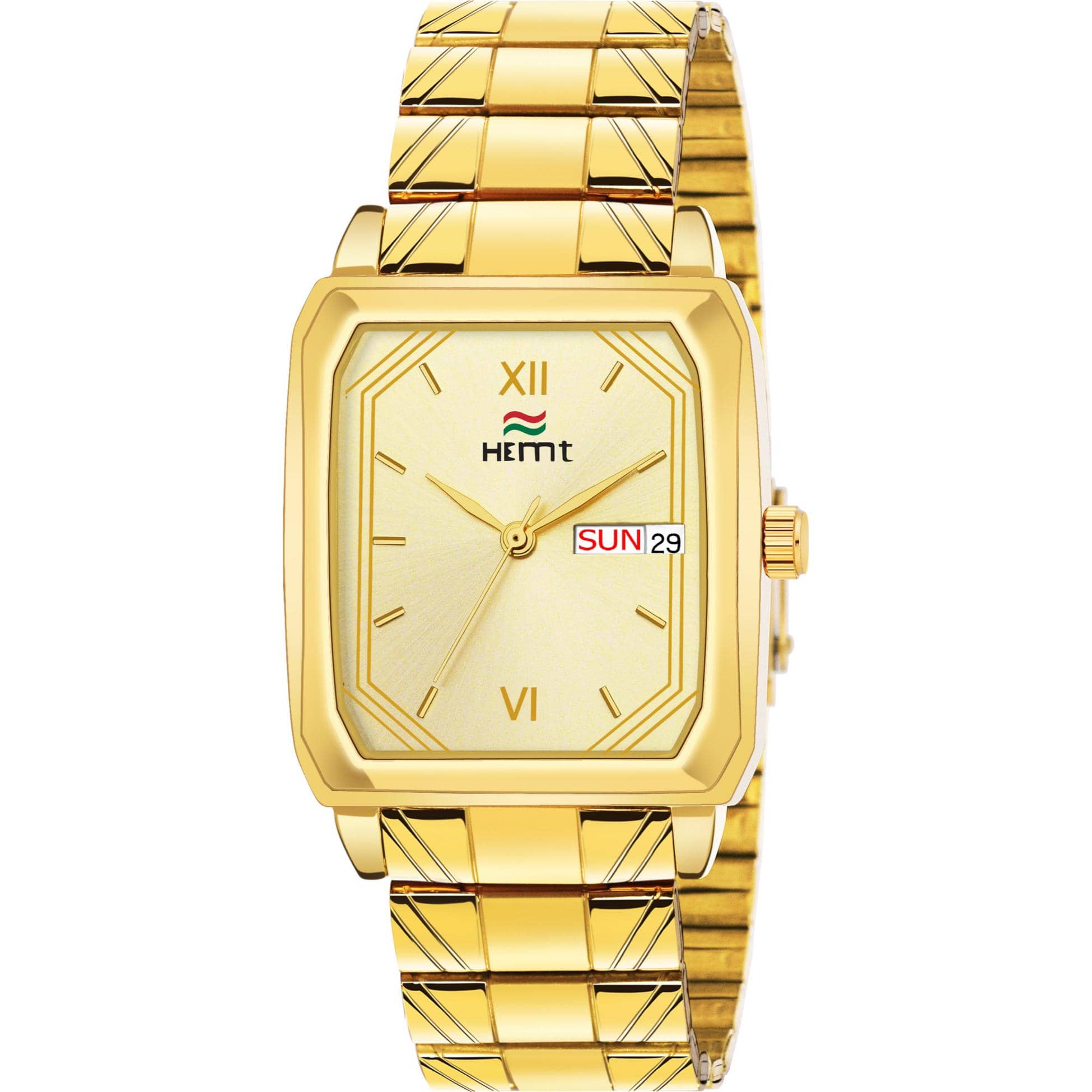 Hemt Gold Stainless Steel Analog Men's Watch