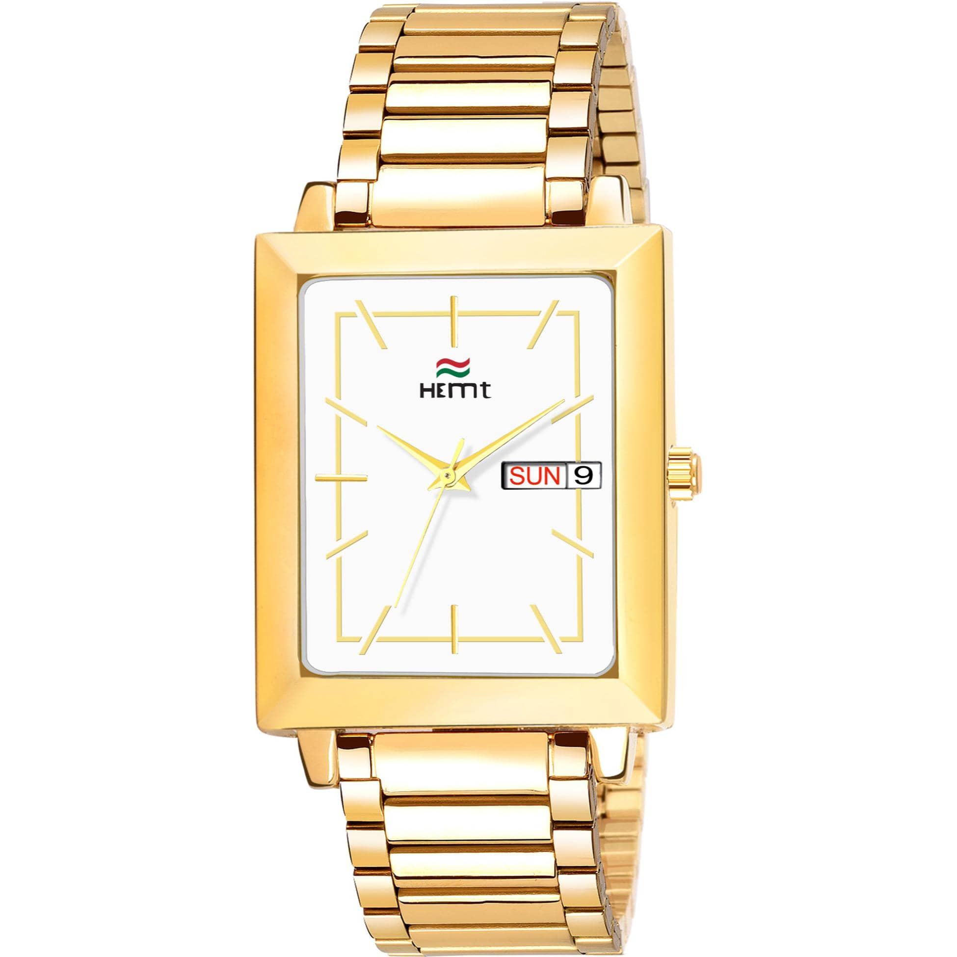 Hemt Gold Stainless Steel Analog Men's Watch