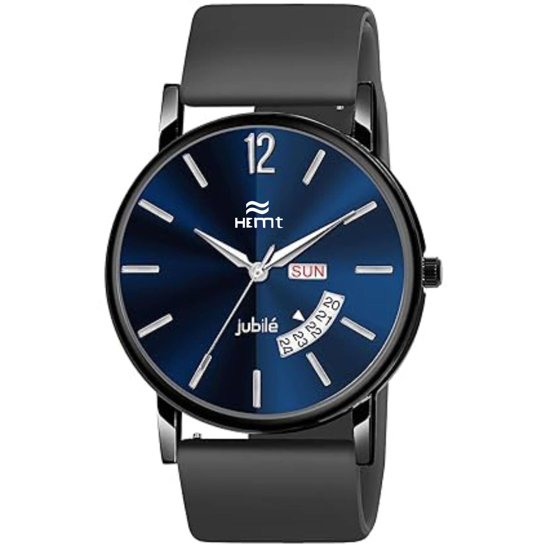     			Hemt Light Grey Silicon Analog Men's Watch