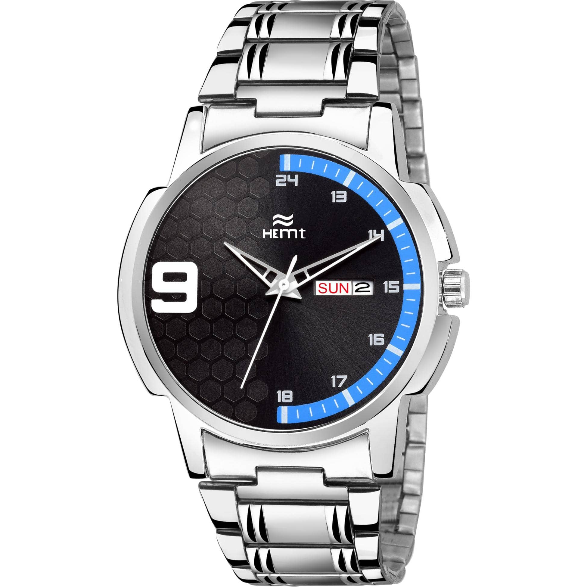 Hemt Silver Stainless Steel Analog Men's Watch