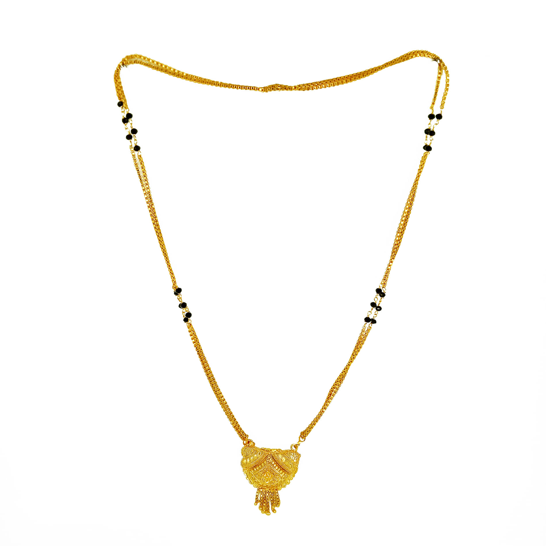 JIPPA Golden Mangalsutra ( Pack of 1 )