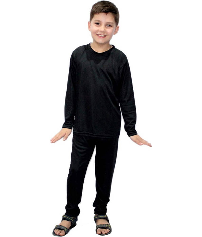 Kaku Fancy Dresses Plain Track Suit Costume Set -Orange, 10-12 Years, For Boys & Girls