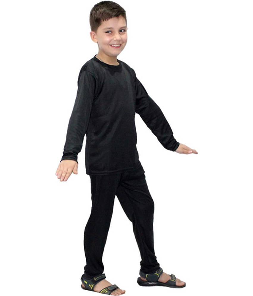 Kaku Fancy Dresses Plain Track Suit Costume Set -Orange, 10-12 Years, For Boys & Girls