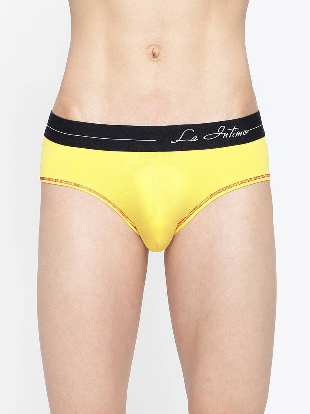 La Intimo Pack of 1 Cotton Briefs For Men's ( Yellow ) La Intimo Pack of 1 Cotton Briefs For Men's ( Yellow )