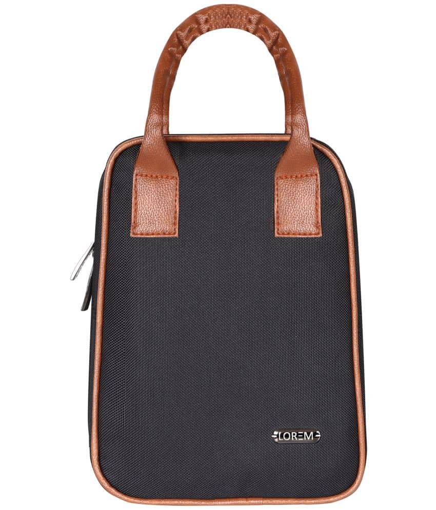 Lorem Black Lunch Bags ( 1 Pc ) - Handbags | Buy online on ZillyBuy