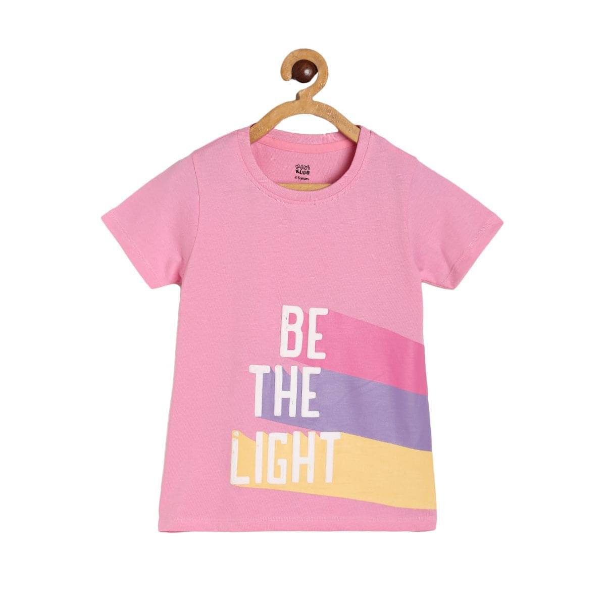     			MINI KLUB Pack of 1 Girls Cotton Top ( Pink )