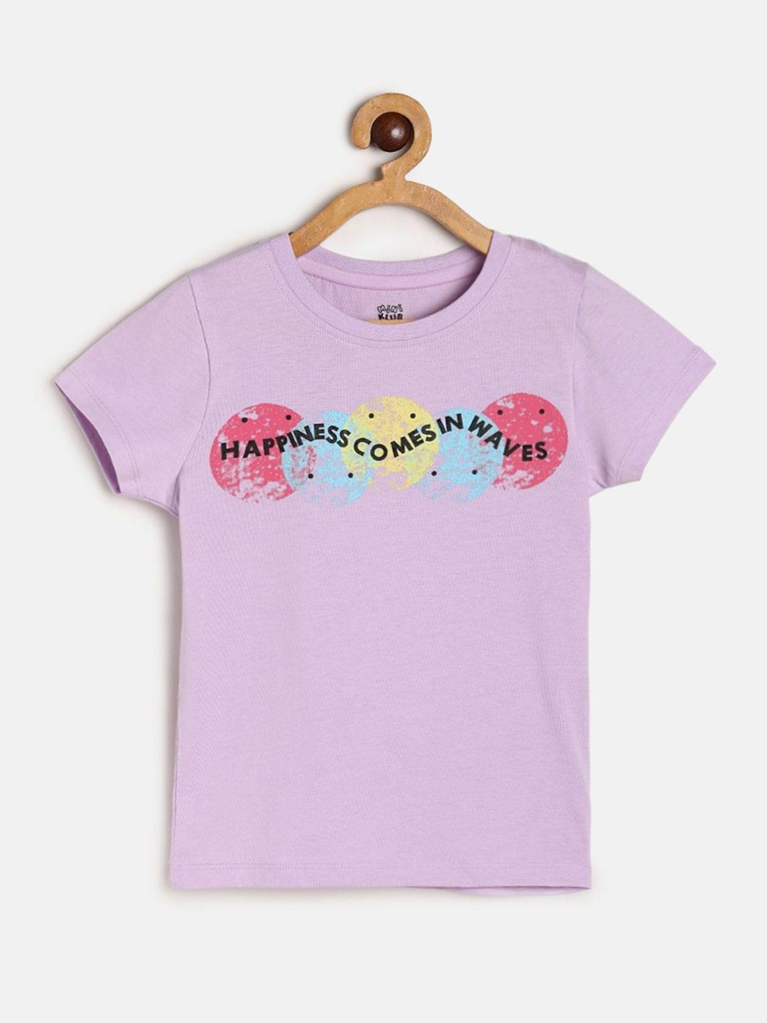     			MINI KLUB Pack of 1 Girls Cotton Top ( Purple )