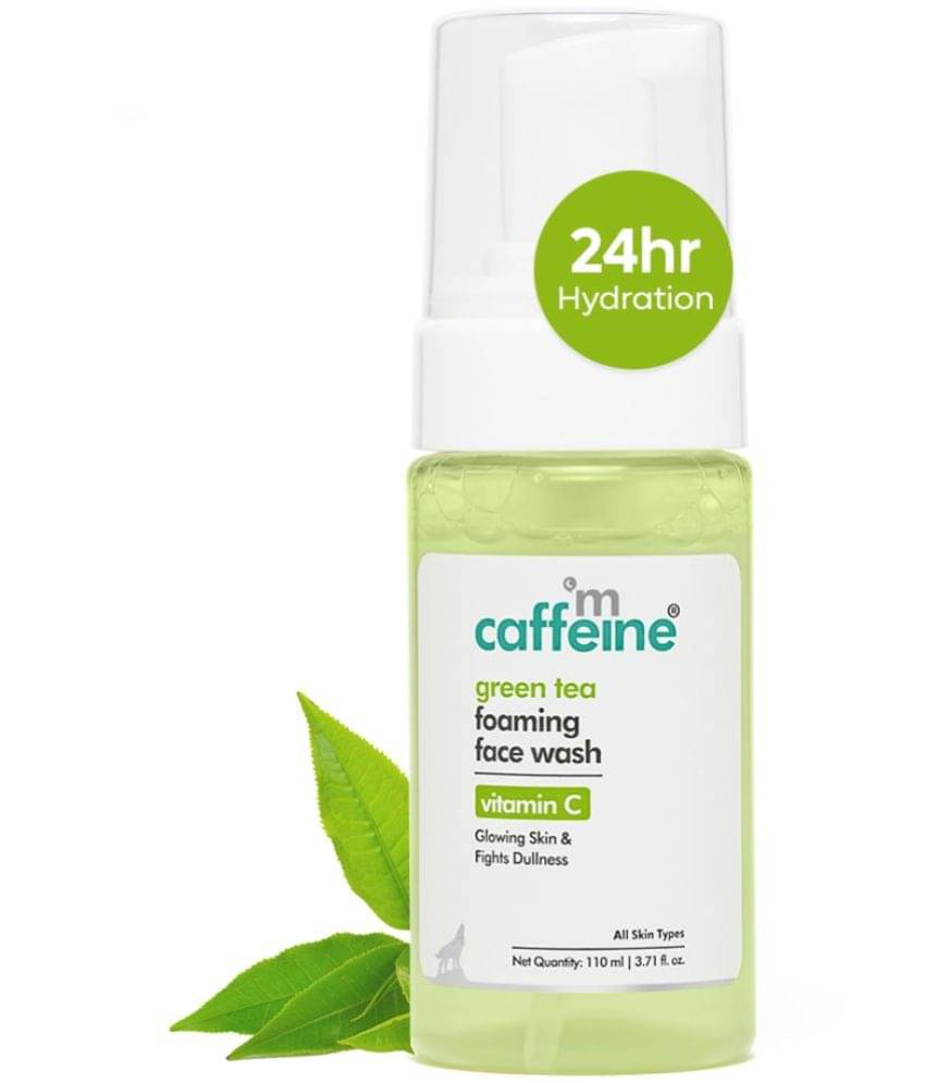     			mCaffeine Green Tea Foaming Face Wash 110ml (Pack of 1)