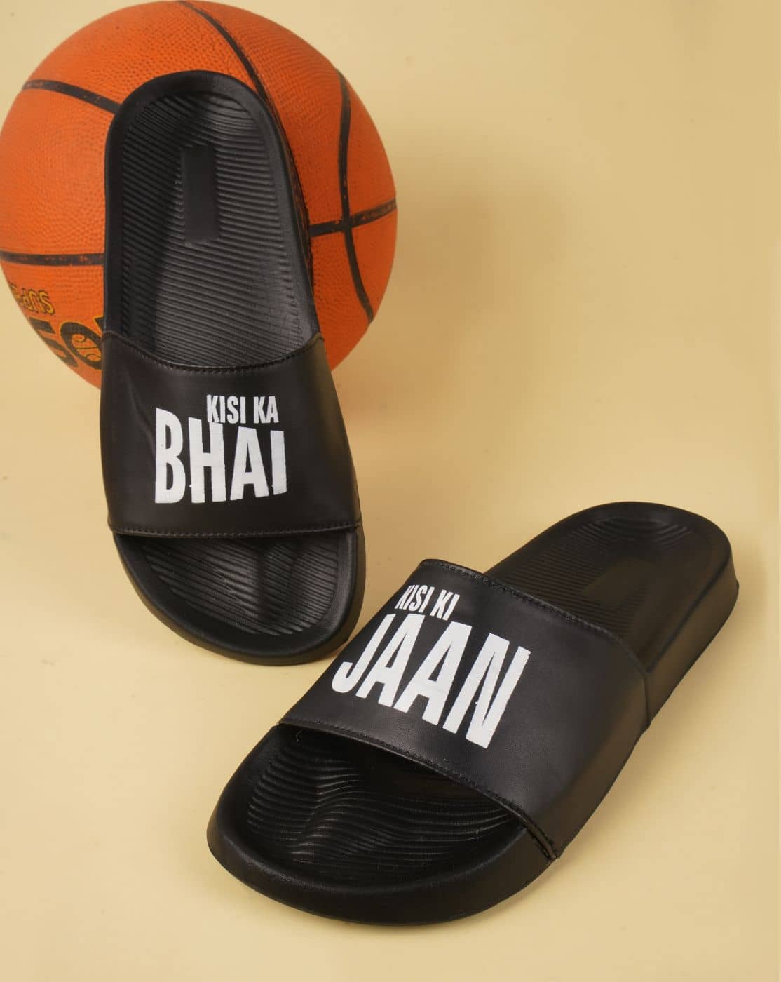 PERY PAO Black Men's Slide Flip Flop