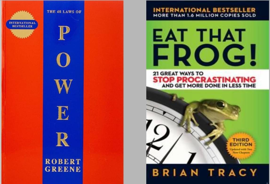     			The Concise 48 Laws Of Power + Eat That Frog !