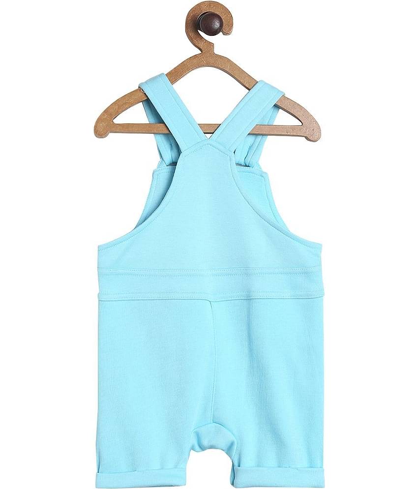 miniklub Pack of 2 Baby Boys Cotton Dungaree Sets ( Blue )