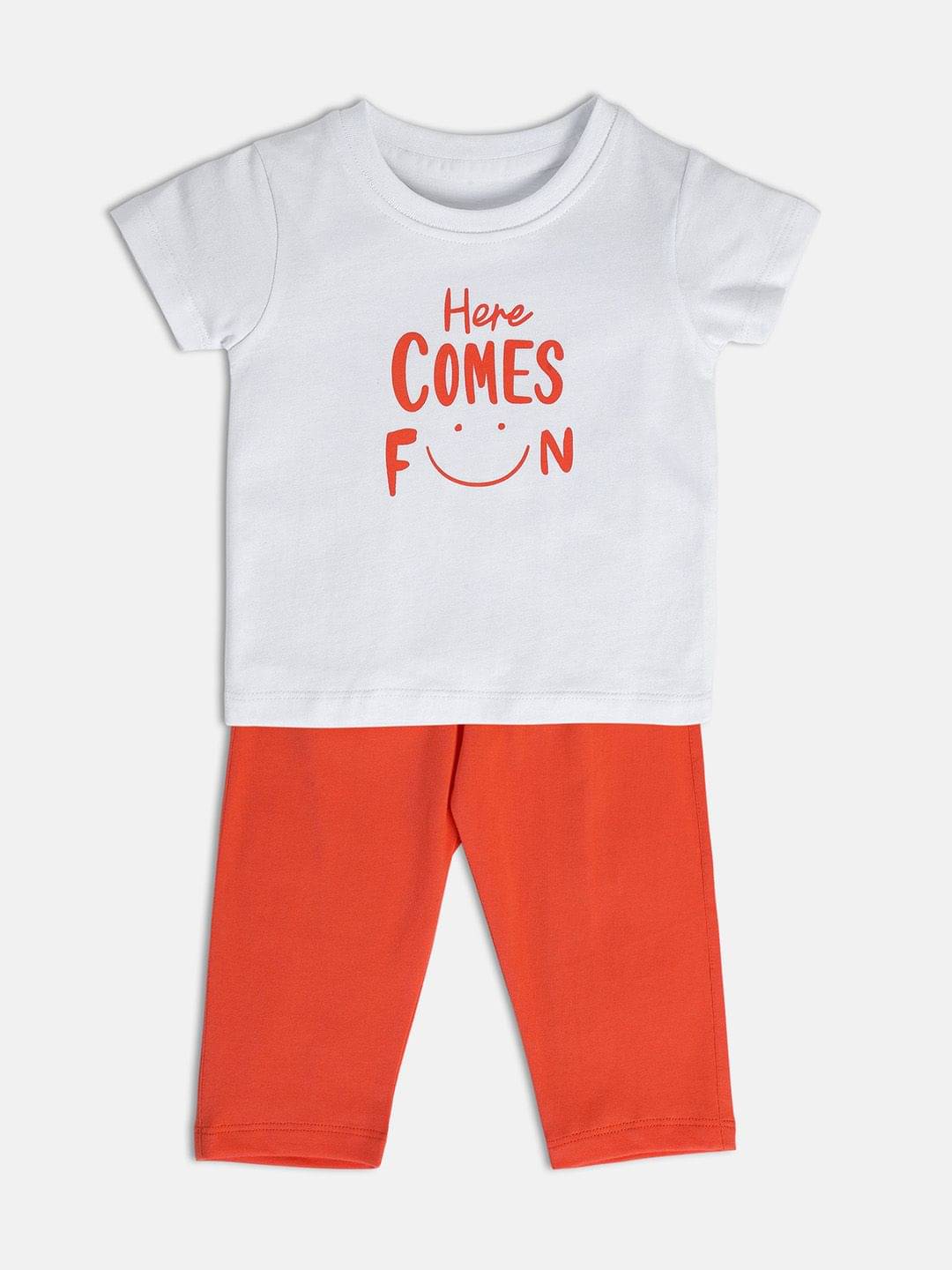     			miniklub Pack of 2 Baby Boys Cotton T-Shirt & Trouser ( Multi )