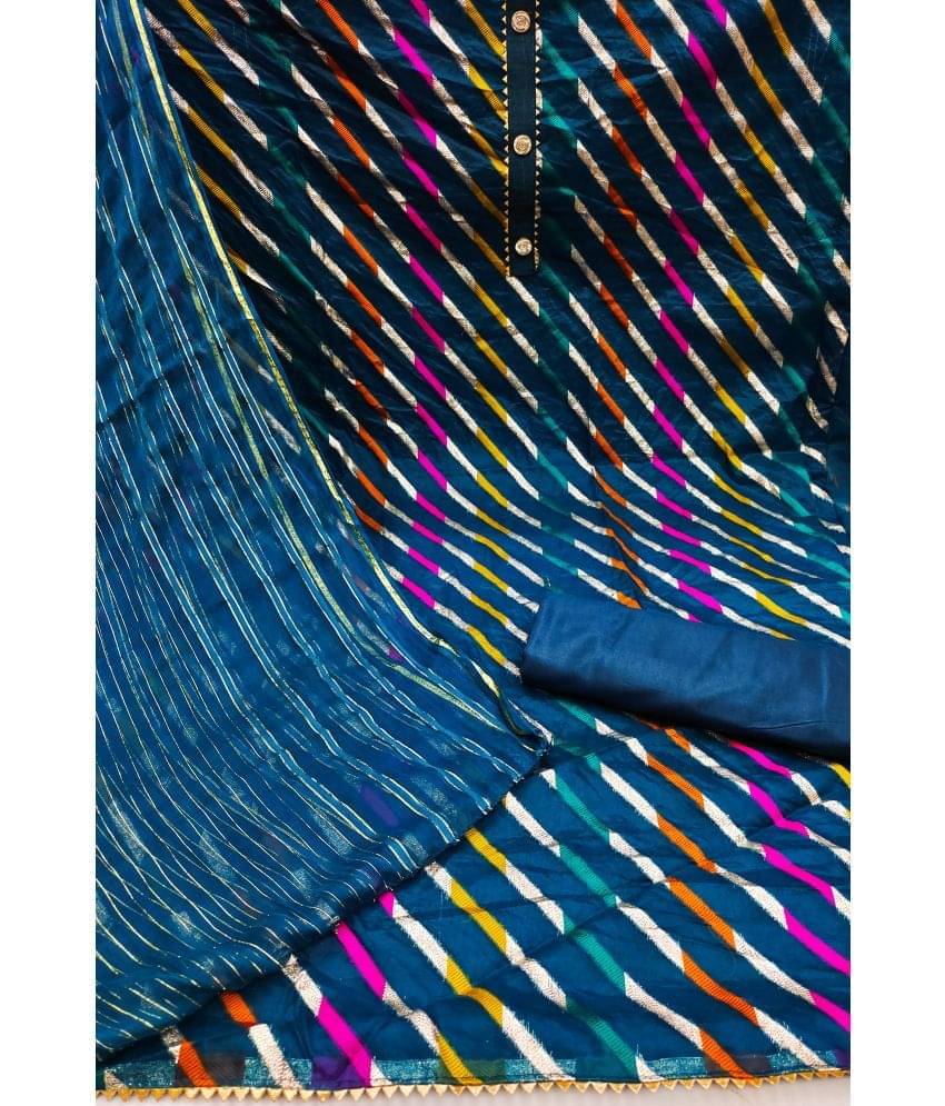 pandadi saree Unstitched Linen Striped Dress Material - Brown ( Pack of 1 ) pandadi saree Unstitched Linen Striped Dress Material - Brown ( Pack of 1 )