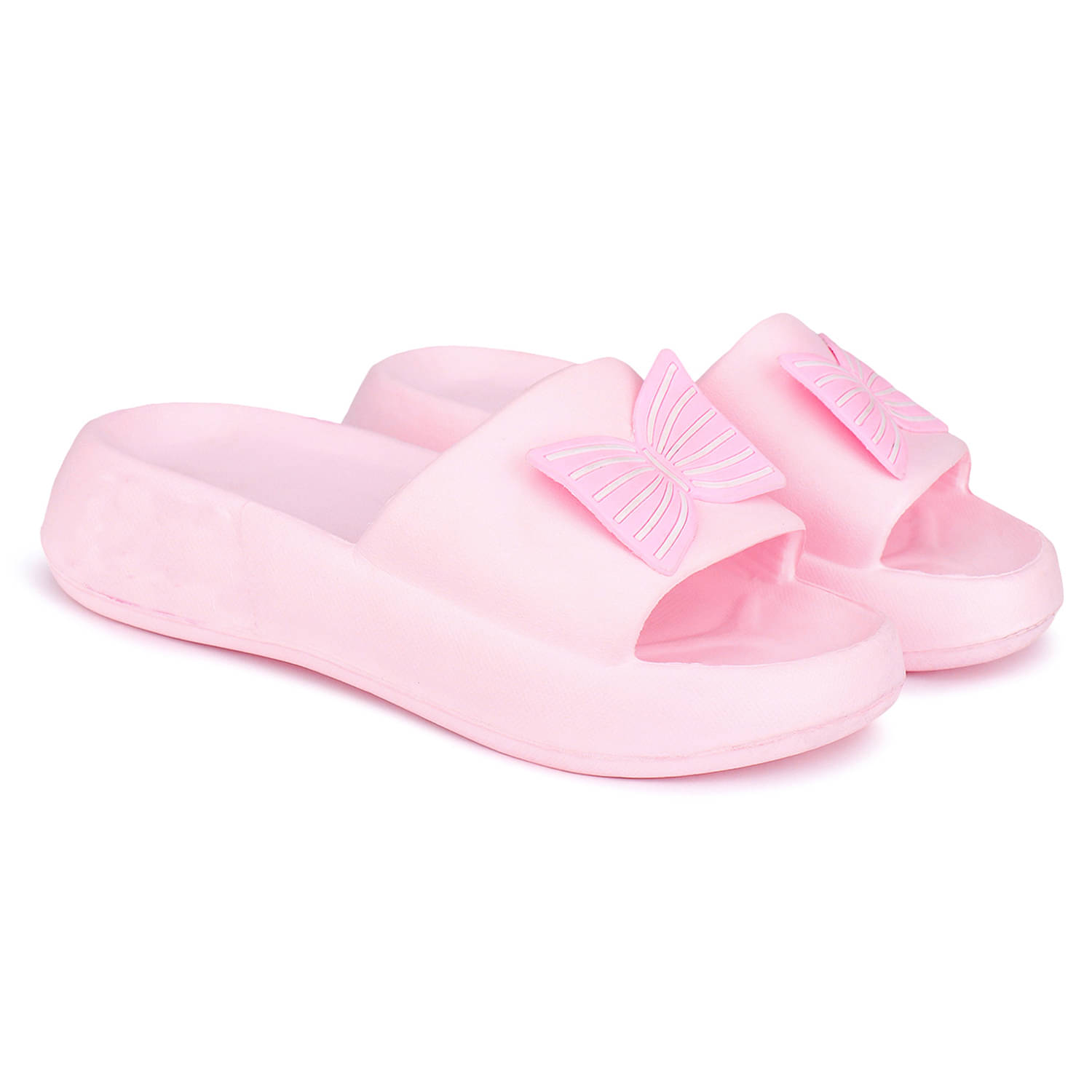    			Bersache Pink Floater Sandals