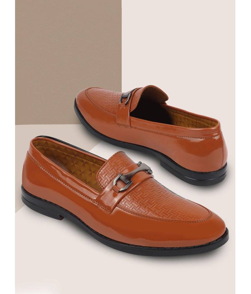 Fausto Tan Men's Slip On Formal Shoes Fausto Tan Men's Slip On Formal Shoes
