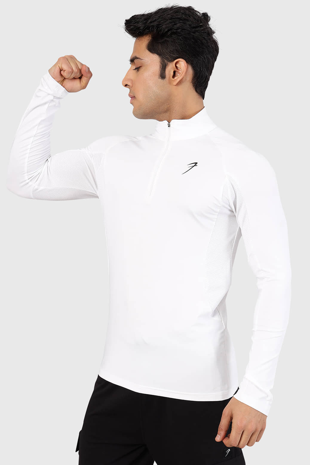 Fuaark Black Polyester Slim Fit Men's Sports T-Shirt ( Pack of 1 )