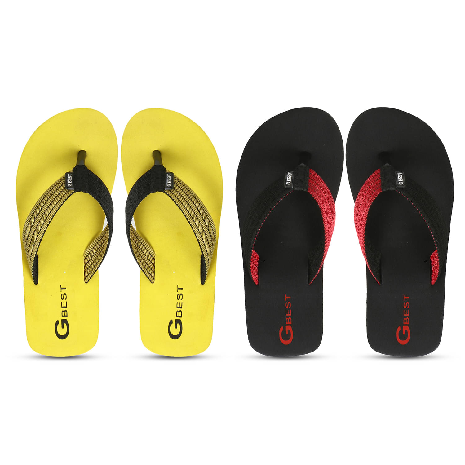     			GBest Multicolor Men's Thong Flip Flop