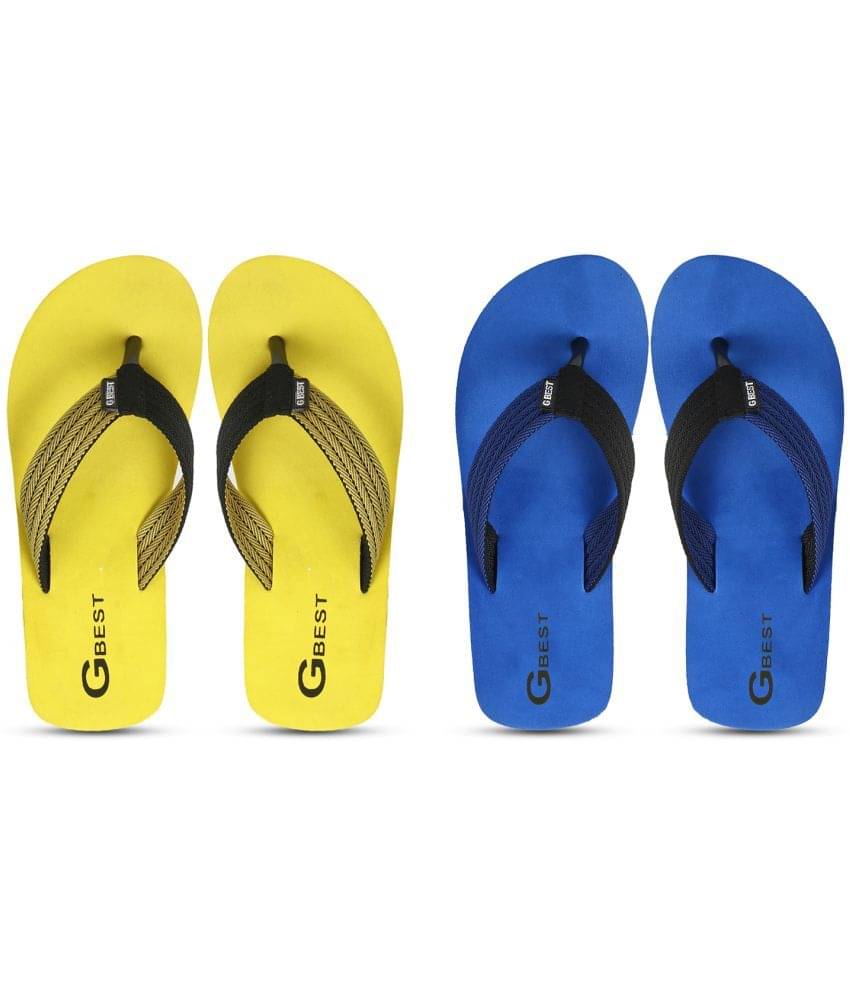     			GBest Multicolor Men's Thong Flip Flop