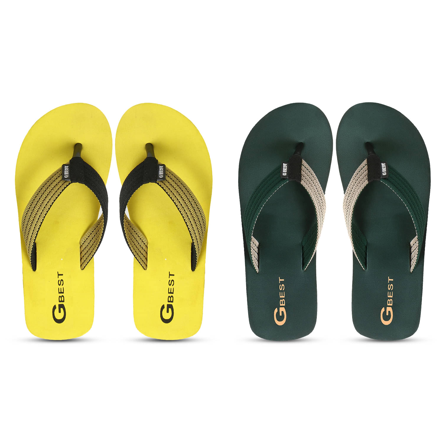     			GBest Multicolor Men's Thong Flip Flop