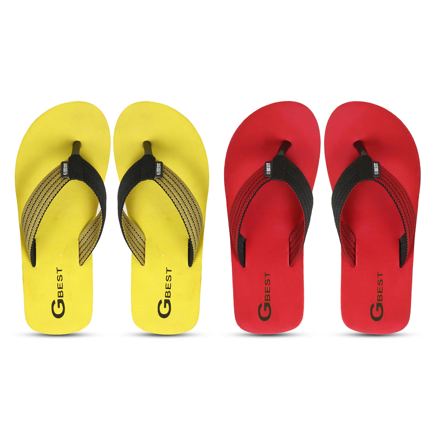     			GBest Multicolor Men's Thong Flip Flop