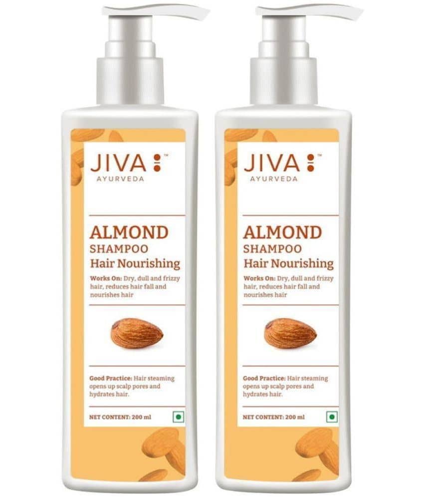 Jiva Almond Shampoo For Hair Brightening- 200ml (Pack of 2)